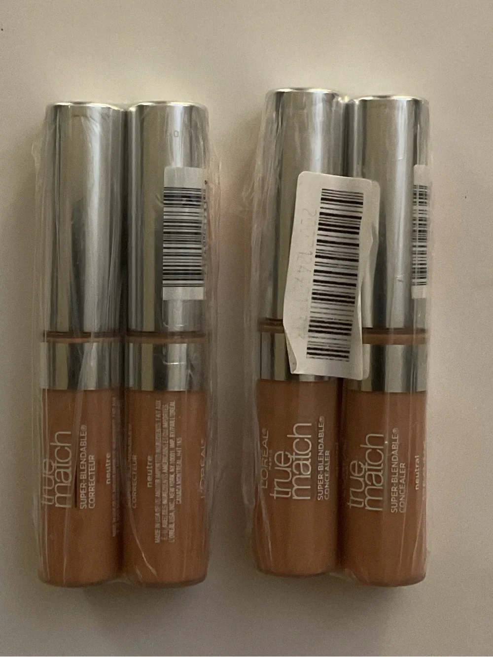 L'Oreal True Match Super-Blendable Concealer - Light/Medium N4.5 (Beige) 4pk